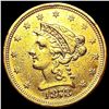 1878-S $2.50 Gold Quarter Eagle CHOICE AU