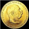 1915 Austria .9802oz Gold 100 Corona UNCIRCULATED