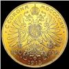 Image 2 : 1915 Austria .9802oz Gold 100 Corona UNCIRCULATED