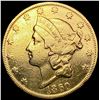 Image 1 : 1860-S $20 Gold Double Eagle NICELY CIRCULATED