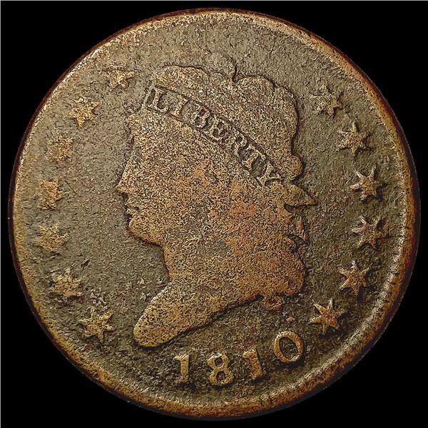 1810 Classic Head Large Cent NICELY CIRCULATED