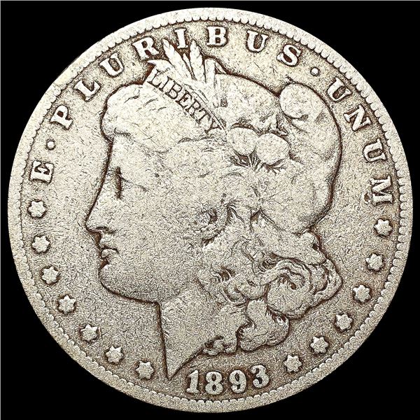 1893-CC Morgan Silver Dollar NICELY CIRCULATED