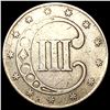 Image 2 : 1851 Silver Three Cent CLOSELY UNCIRCULATED