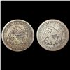 Image 2 : [2] Seated Lib Quarters [1854-O, 1858] NICELY CIRC