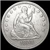 Image 1 : 1858 Seated Liberty Quarter LIGHTLY CIRCULATED