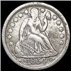 Image 1 : 1854 Arws Seated Liberty Dime LIGHTLY CIRCULATED