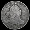 Image 1 : 1802/O Draped Bust Half Cent NICELY CIRCULATED