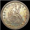 Image 1 : 1853 Arws & Rays Seated Liberty Quarter CLOSELY UN