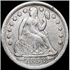 Image 1 : 1853 Arws Seated Liberty Dime NEARLY UNCIRCULATED