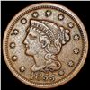 Image 1 : 1855 Braided Hair Large Cent CLOSELY UNCIRCULATED