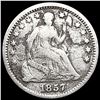 Image 1 : 1857-O Seated Liberty Half Dime NEARLY UNCIRCULATE