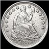 Image 1 : 1853 Arws Seated Liberty Half Dime CLOSELY UNCIRCU