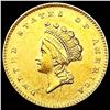 Image 1 : 1854 Rare Gold Dollar CLOSELY UNCIRCULATED
