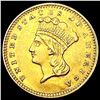 Image 1 : 1857 Rare Gold Dollar UNCIRCULATED