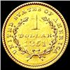 Image 2 : 1851 Rare Gold Dollar UNCIRCULATED