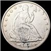 Image 1 : 1873 Arws Seated Liberty Half Dollar CLOSELY UNCIR