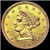 Image 1 : 1854 $2.50 Gold Quarter Eagle CLOSELY UNCIRCULATED