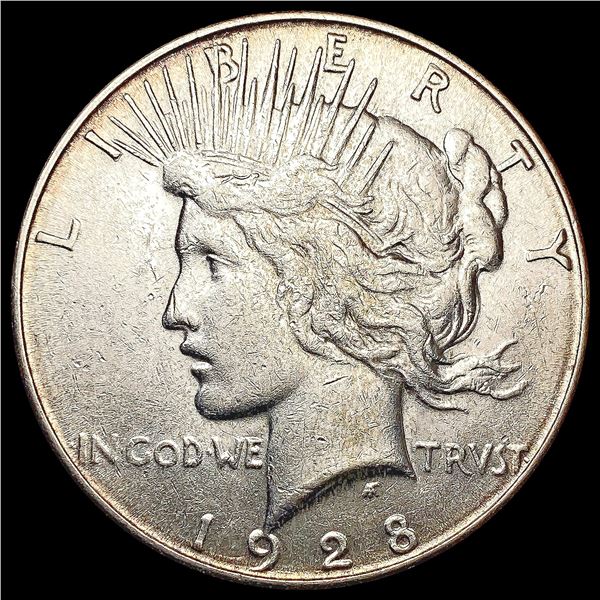 1928-S Silver Peace Dollar CLOSELY UNCIRCULATED