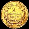 Image 2 : 1854 Rare Gold Dollar CLOSELY UNCIRCULATED