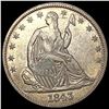 Image 1 : 1843 Seated Liberty Half Dollar CLOSELY UNCIRCULAT