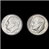 Image 1 : [2] 1949-S Roosevelt SILV Dimes HIGH GRADE
