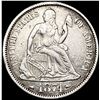 Image 1 : 1874 Arws Seated Liberty Dime CLOSELY UNCIRCULATED