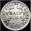 Image 2 : 1854 Arws Seated Liberty Half Dime CLOSELY UNCIRCU