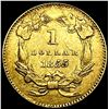 Image 2 : 1855 Rare Gold Dollar NEARLY UNCIRCULATED