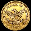 Image 2 : 1853 $2.50 Gold Quarter Eagle CLOSELY UNCIRCULATED