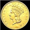 Image 1 : 1856 Rare Gold Dollar CLOSELY UNCIRCULATED