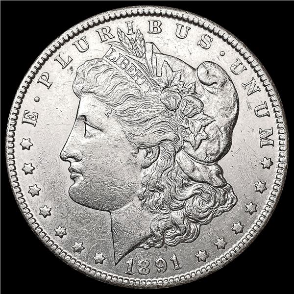 1891-CC Morgan Silver Dollar CHOICE AU