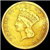 Image 1 : 1857 Rare Gold Dollar LIGHTLY CIRCULATED