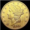 Image 1 : 1879 $20 Gold Double Eagle CLOSELY UNCIRCULATED