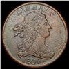 Image 1 : 1806 Sm 6 No Stems Draped Bust Half Cent NEARLY UN