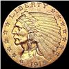 Image 1 : 1915 $2.50 Gold Quarter Eagle CLOSELY UNCIRCULATED