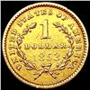 Image 2 : 1853 Rare Gold Dollar ABOUT UNCIRCULATED