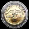 Image 2 : 1989-W US Commem .25oz Gold $5 SUPERB GEM BU