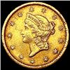 Image 1 : 1852 Rare Gold Dollar CLOSELY UNCIRCULATED