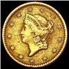 Image 1 : 1849 Rare Gold Dollar LIGHTLY CIRCULATED
