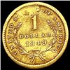 Image 2 : 1849 Rare Gold Dollar LIGHTLY CIRCULATED