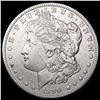 Image 1 : 1890-CC Morgan Silver Dollar NEARLY UNCIRCULATED