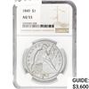 Image 1 : 1849 Seated Liberty Dollar NGC AU53