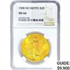 Image 1 : 1908 No Motto $20 Gold Double Eagle NGC MS66