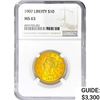 Image 1 : 1907 $10 Gold Eagle NGC MS63