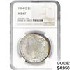 Image 1 : 1884-O Morgan Silver Dollar NGC MS67