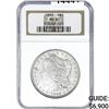 1893 Morgan Silver Dollar NGC MS63