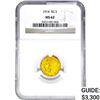 1914 $2.50 Gold Quarter Eagle NGC MS62