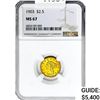Image 1 : 1903 $2.50 Gold Quarter Eagle NGC MS67