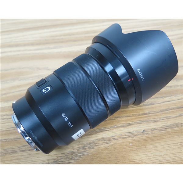 Sony SELP18105G 0.45mm/1:4.8ft-0.95m/3.12ftLens