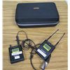 Image 1 : Qty 2 Sony UTX-B03 Belt-Pack Wireless Audio Mic Transmitters in Case